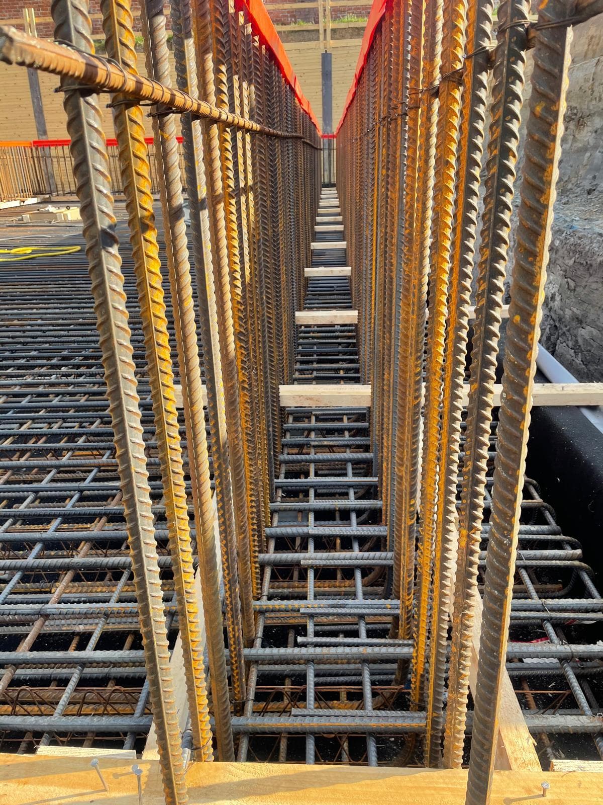 Market Harborough basement construction, site photograph 2