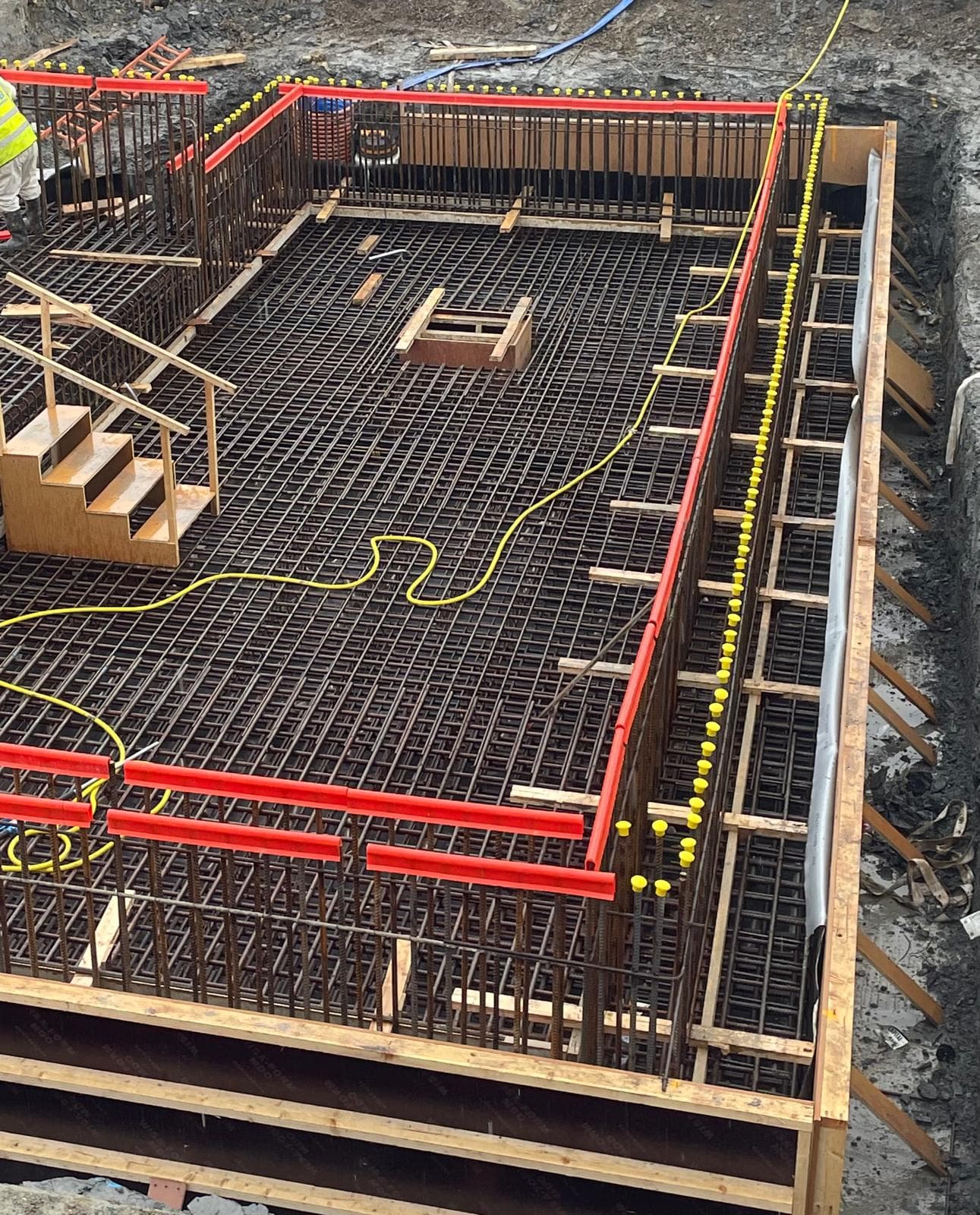 Market Harborough basement construction, site photograph 8