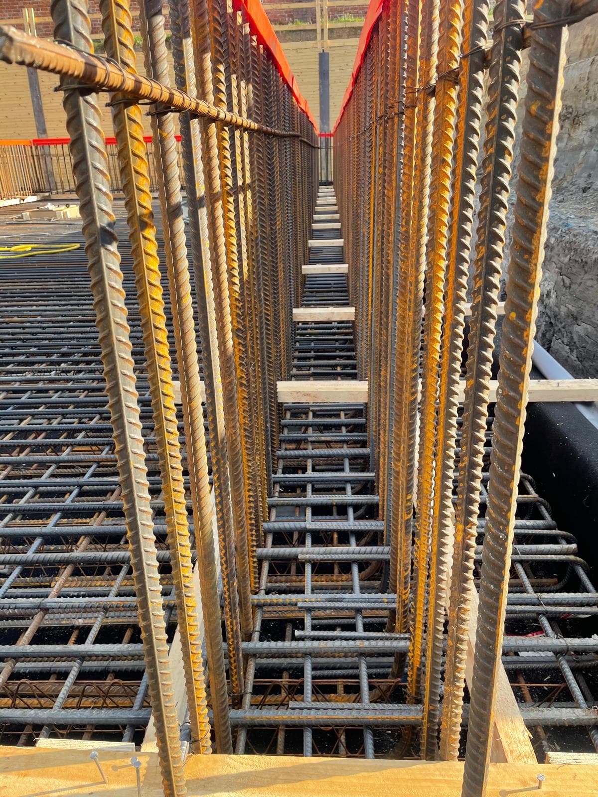 Market Harborough basement construction, site photograph 9