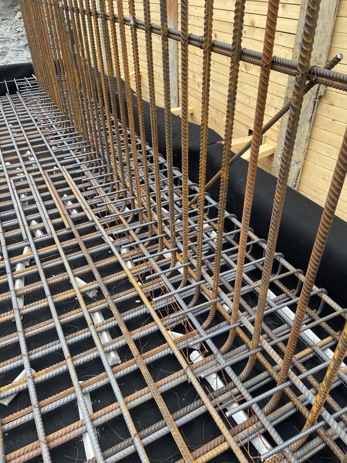 Market Harborough basement construction, site photograph 19