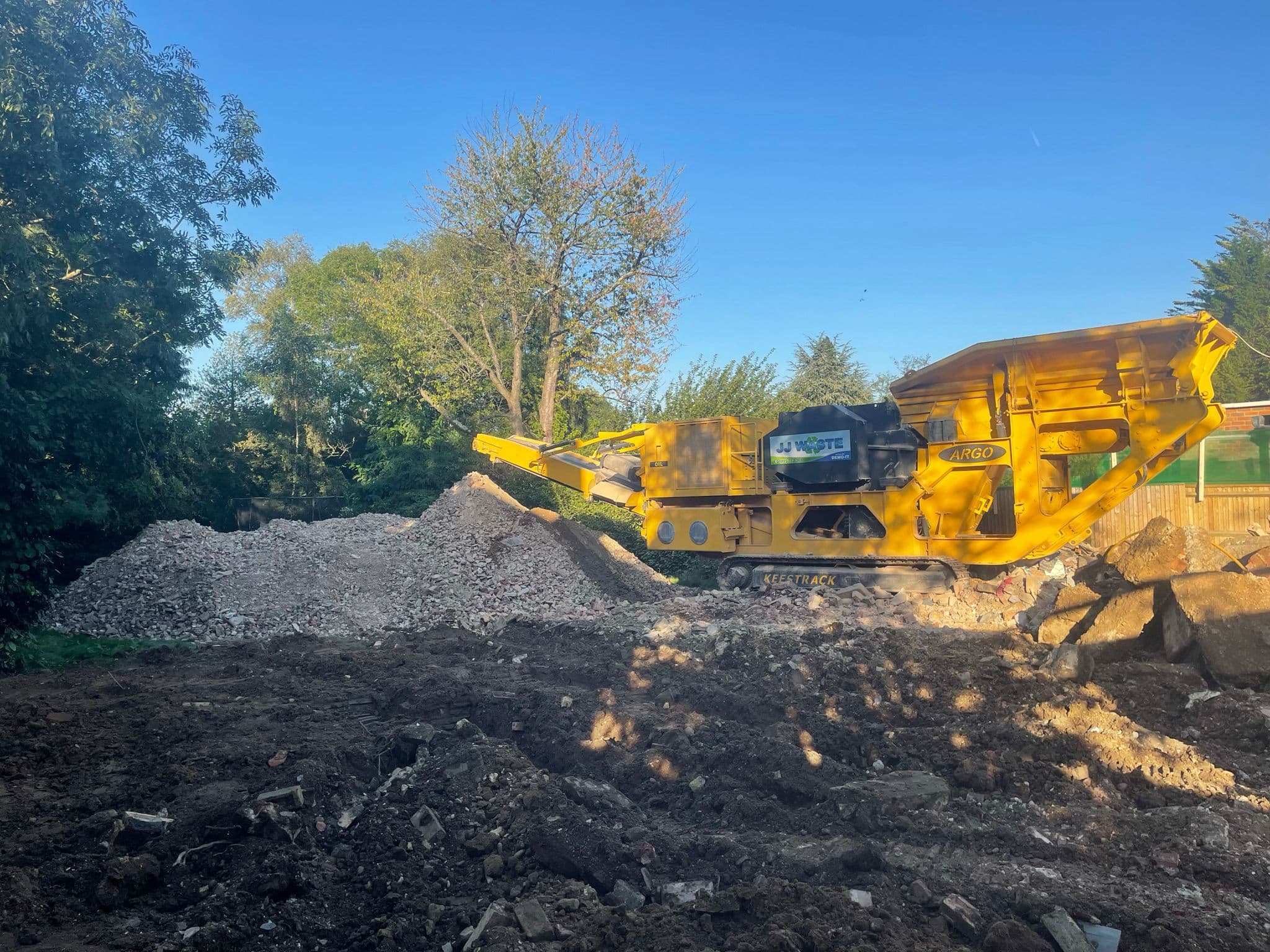 Virginia Water basement construction, site photograph 5