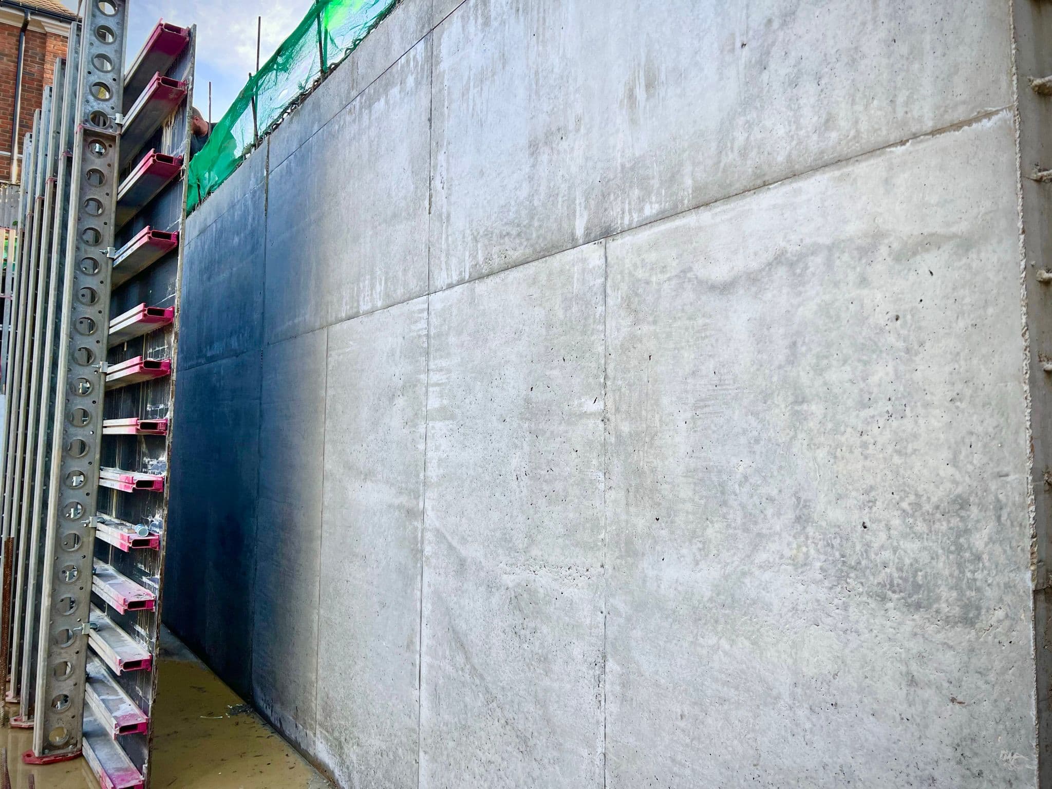 Virginia Water basement construction, site photograph 10