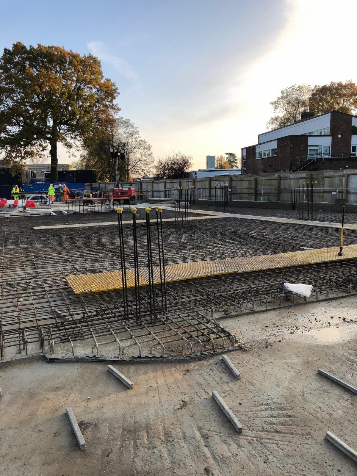 Walton on Thames basement construction, site photograph 4