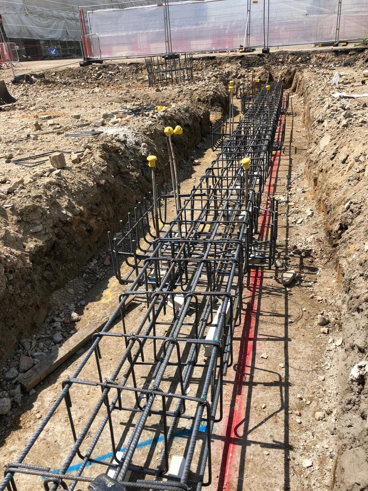 Walton on Thames basement construction, site photograph 15