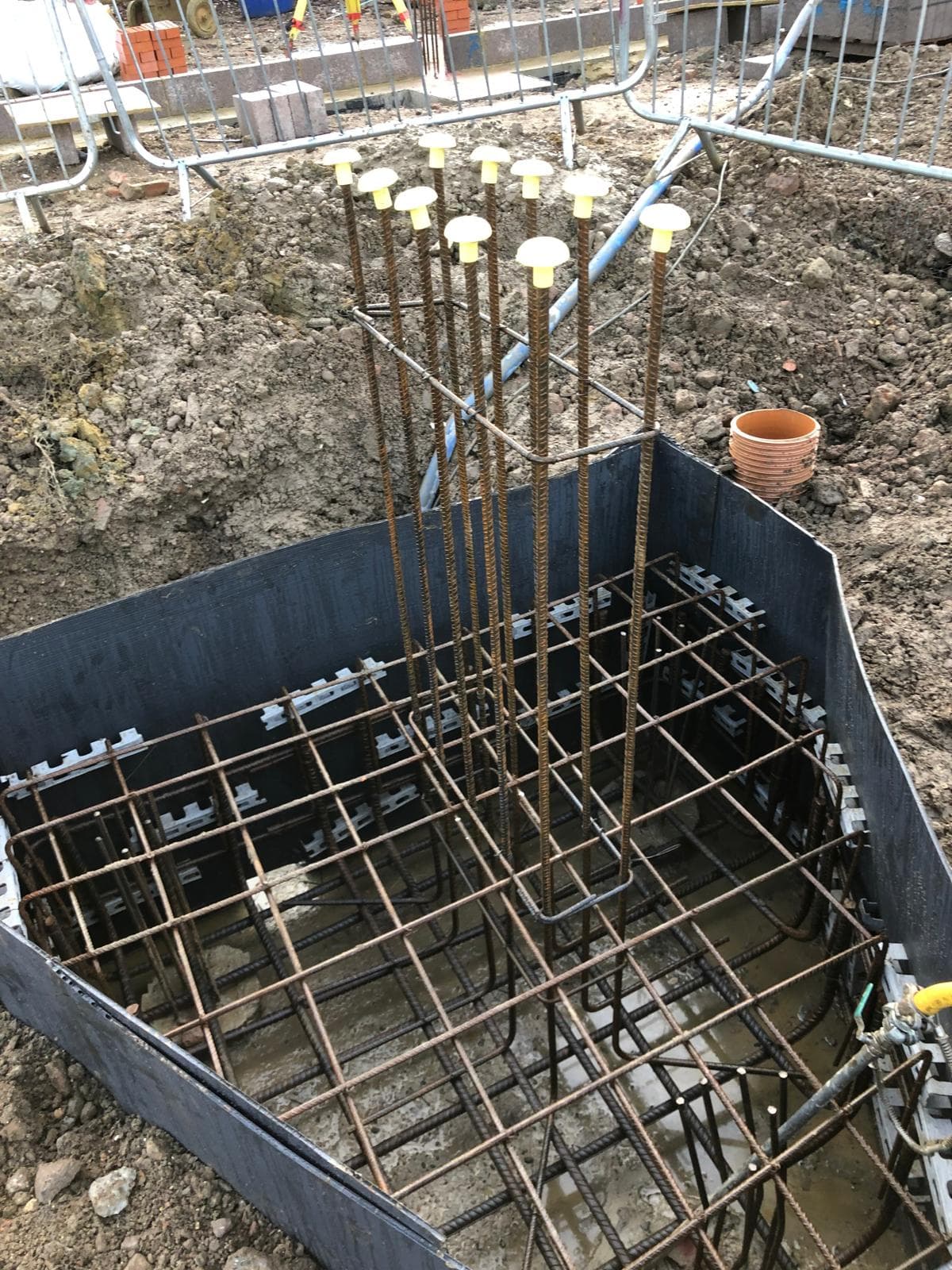 Walton on Thames basement construction, site photograph 19